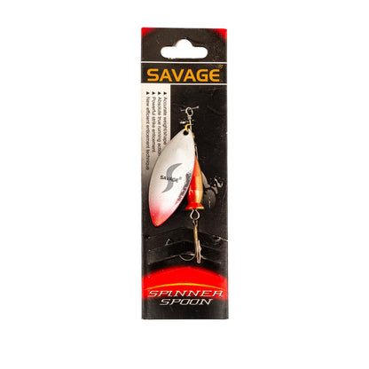 Turna Levrek Alabalık Döner Olta Kaşık - Alp Long - Gümüş/Kırmızı - No:2/20GR