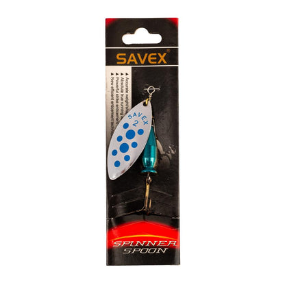 Turna Levrek Alabalık Döner Olta Kaşık - Alp Long - Gümüş/Mavi - No:2/20GR