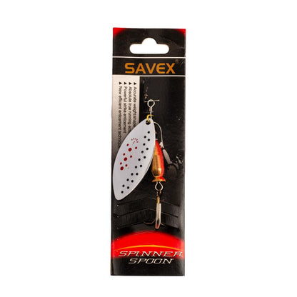 Turna Levrek Alabalık Döner Olta Kaşık - Alp Long - Ladybug/Gümüş - No:2/16GR