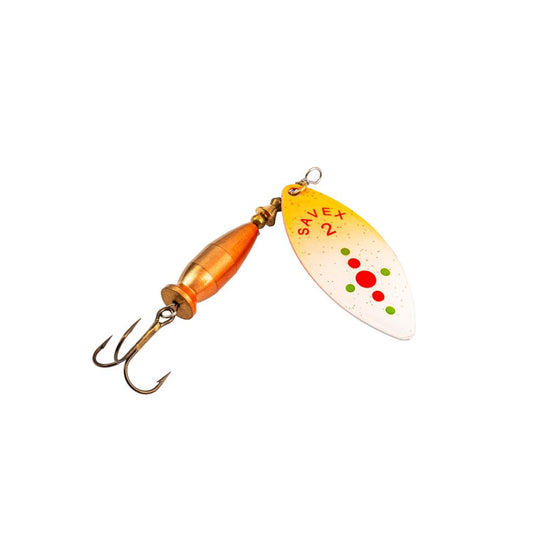 Turna Levrek Alabalık Döner Olta Kaşık - Alp Long - Portakal/Kırmızı - No:2/16GR