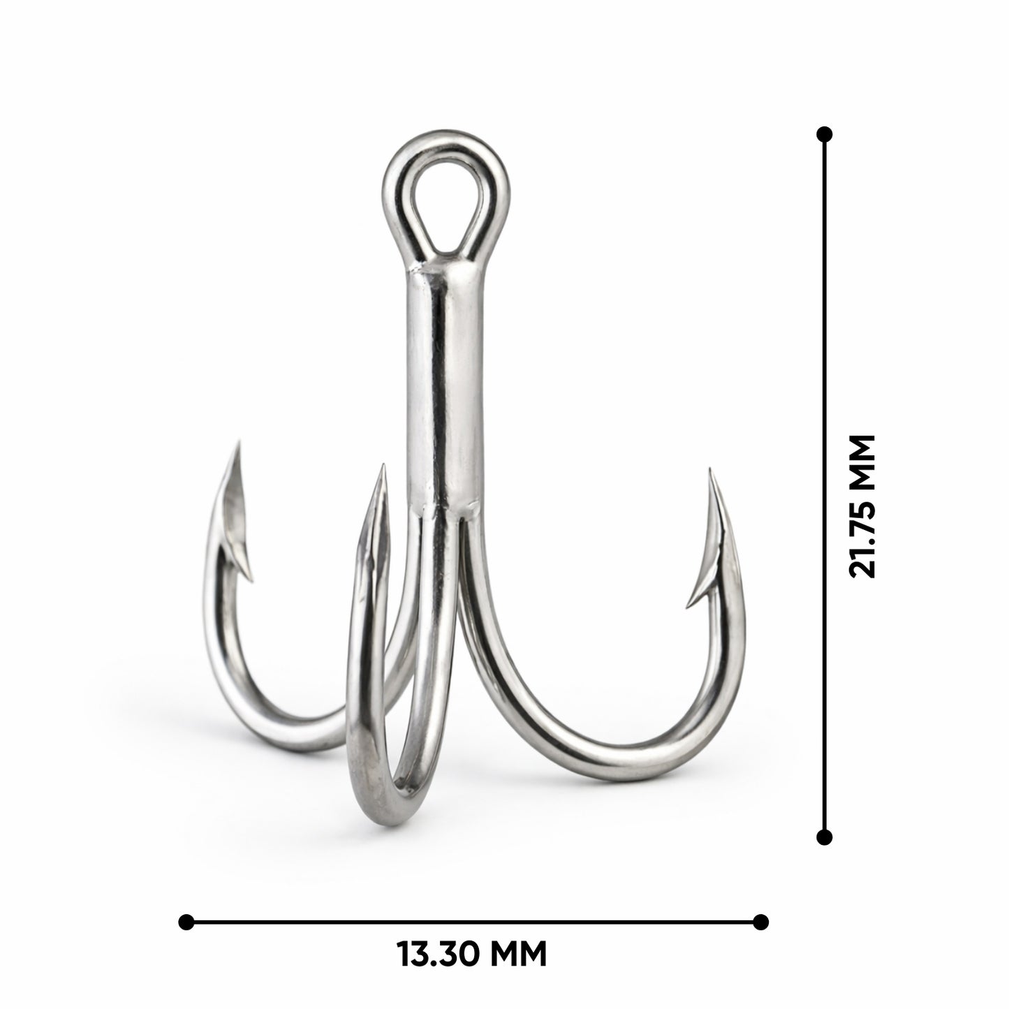 Üçlü İğne - Nikel Üçlü Kanca - Fishack 3210 - 10 Adet - No: 5