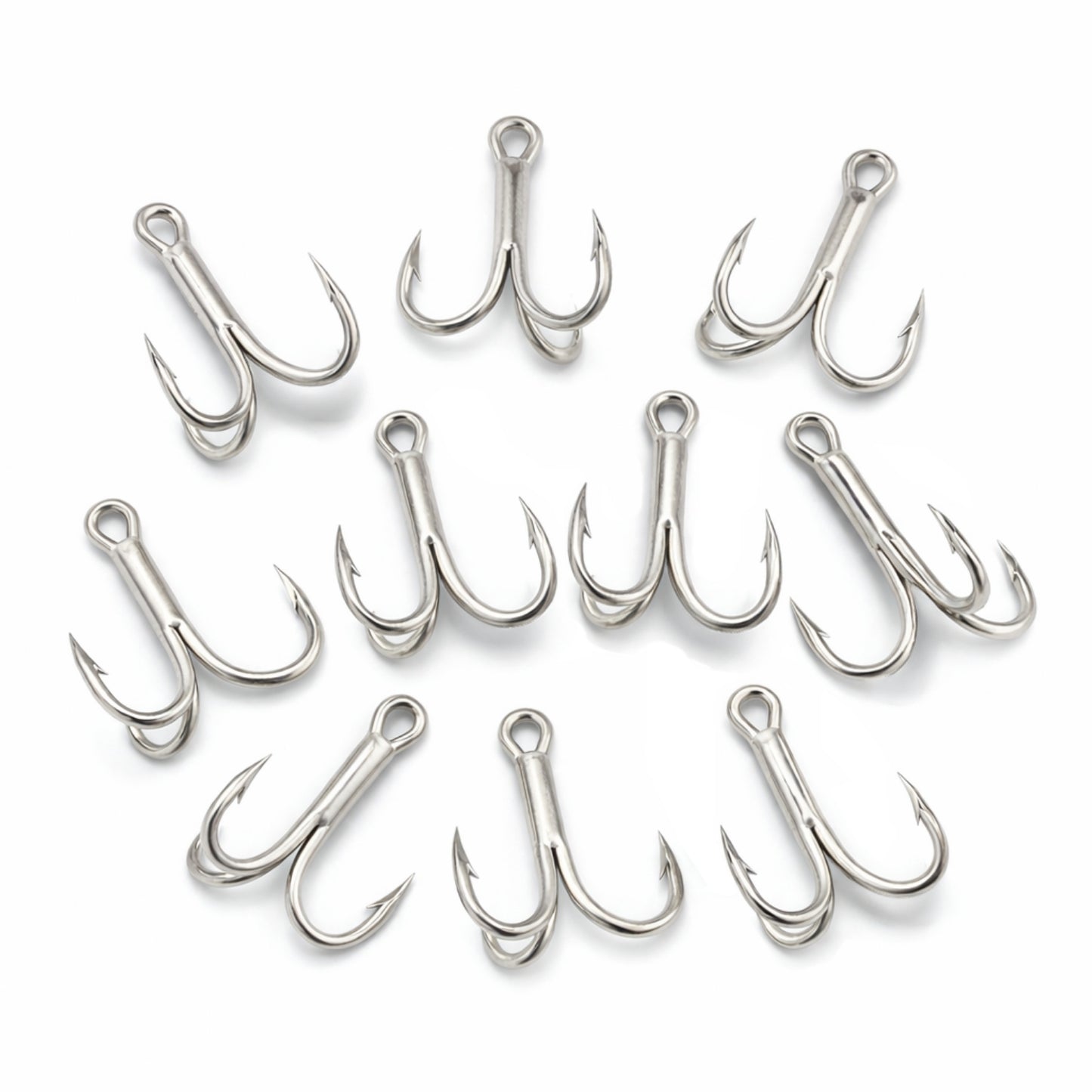 Üçlü İğne - Nikel Üçlü Kanca - Fishack 3210 - 10 Adet - No: 6