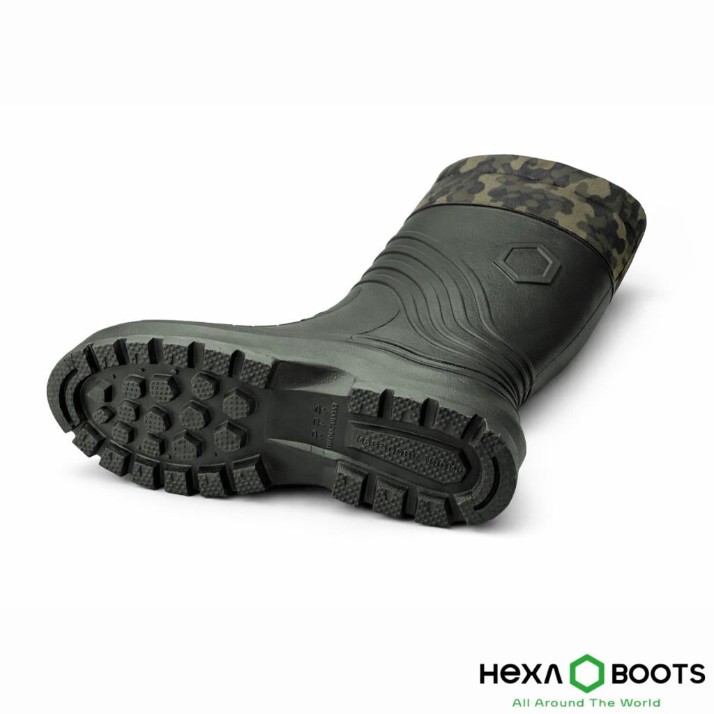 Ultra Hafif EVA Uzun Avcı Çizmesi - Haki - Konçlu - Hexa Boots