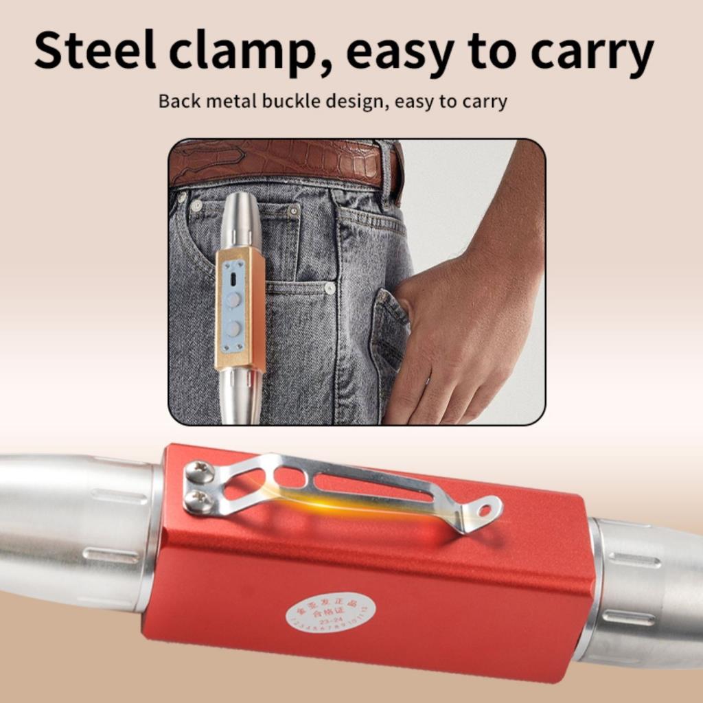 Uv Ledli El Feneri - Powerdex - Su Geçirmez - 20 W - Kırmızı - PD-9007