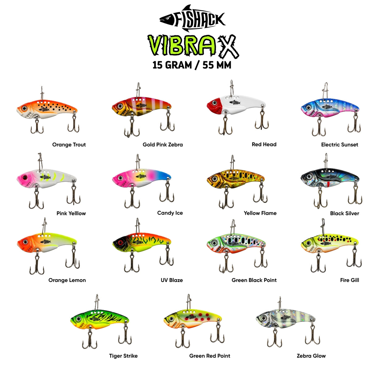 Vibrasyon Yem - LRF/Spin Jig - Fishack VibraX - 15g 55mm