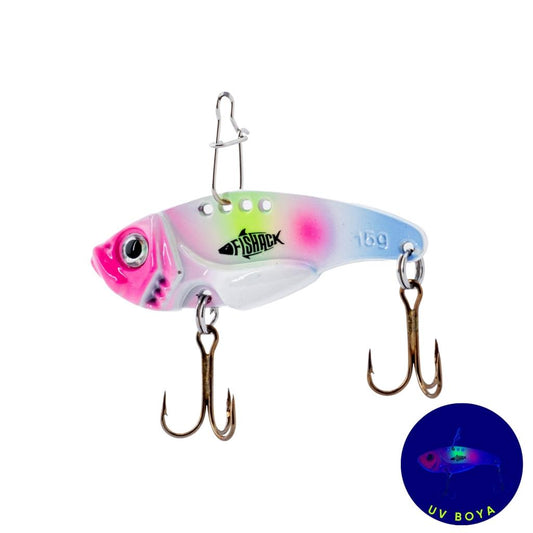 Vibrasyon Yem - LRF/Spin Jig - Fishack VibraX - 15g 55mm - Candy Ice