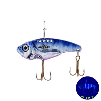 Vibrasyon Yem - LRF/Spin Jig - Fishack VibraX - 15g 55mm - Electric Sunset - UV Boyalı