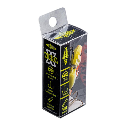 Vibrasyon Yem - LRF/Spin Jig - Fishack VibraX - 15g 55mm - Fire Dot - UV Boyalı