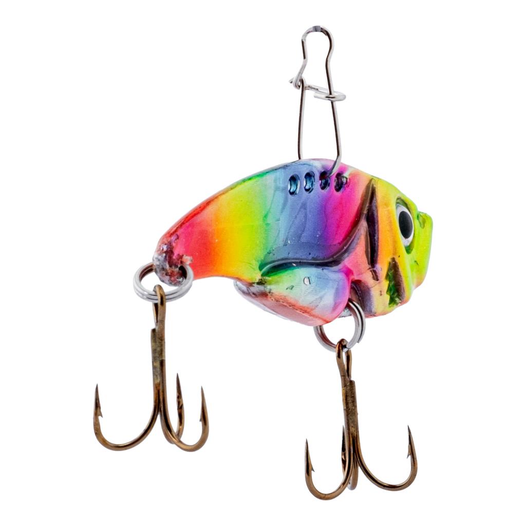 Vibrasyon Yem - LRF/Spin Jig - Fishack VibraX - 15g 55mm - Rainbow Fury - UV Boyalı