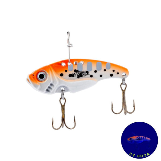 Vibrasyon Yem - LRF/Spin Jig - Fishack VibraX - 15g 55mm - Snow Drift - UV Boyalı