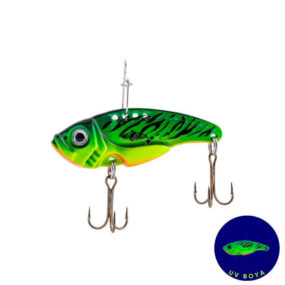 Vibrasyon Yem - LRF/Spin Jig - Fishack VibraX - 15g 55mm - Tiger Strike - UV Boyalı