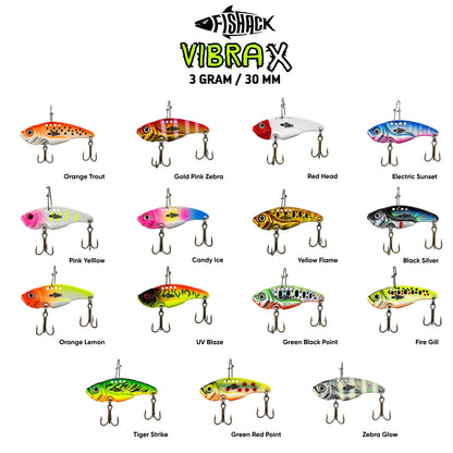 Vibrasyon Yem - LRF/Spin Jig - Fishack VibraX - 3g 30mm