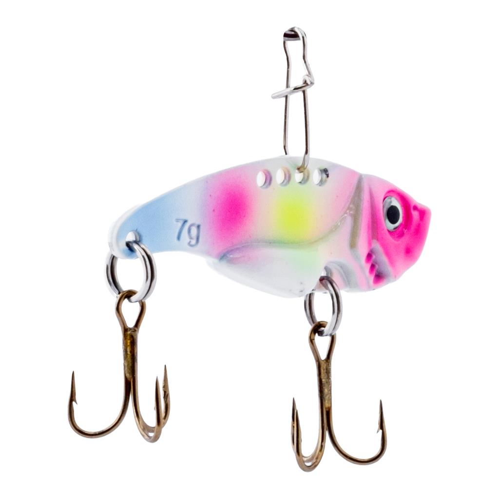 Vibrasyon Yem - LRF/Spin Jig - Fishack VibraX - 7g 40mm - Candy Ice - UV Boyalı