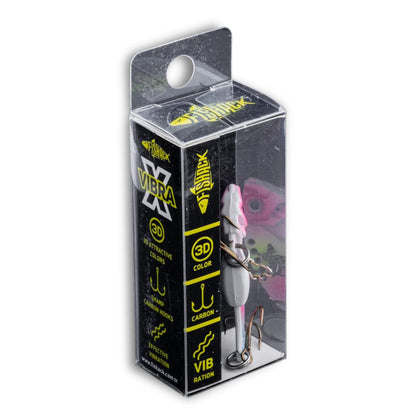 Vibrasyon Yem - LRF/Spin Jig - Fishack VibraX - 7g 40mm - Candy Ice - UV Boyalı