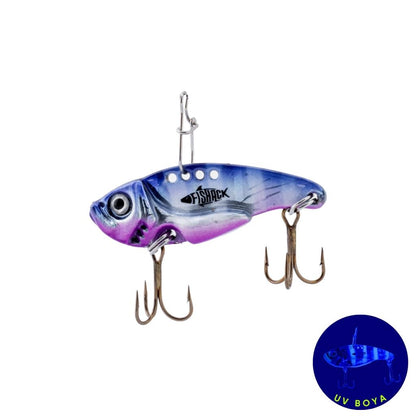 Vibrasyon Yem - LRF/Spin Jig - Fishack VibraX - 7g 40mm - Electric Sunset - UV Boyalı