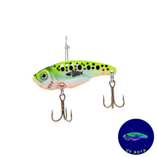 Vibrasyon Yem - LRF/Spin Jig - Fishack VibraX - 7g 40mm - Fire Gill - UV Boyalı