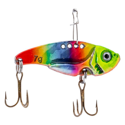 Vibrasyon Yem - LRF/Spin Jig - Fishack VibraX - 7g 40mm - Rainbow Fury - UV Boyalı