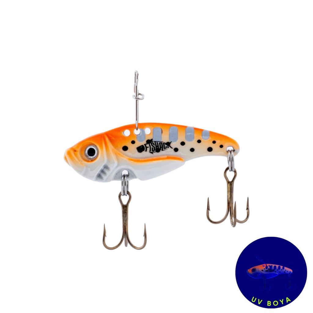 Vibrasyon Yem - LRF/Spin Jig - Fishack VibraX - 7g 40mm - Snow Drift - UV Boyalı