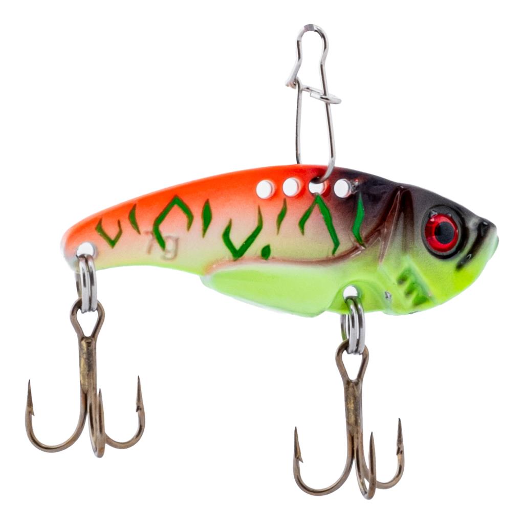 Vibrasyon Yem - LRF/Spin Jig - Fishack VibraX - 7g 40mm - UV Blaze - UV Boyalı