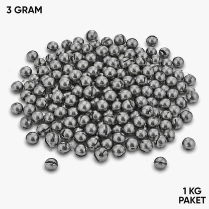 Yarma Kurşun - Kesikli Olta Kurşunu - 3 Gram (1 KG)