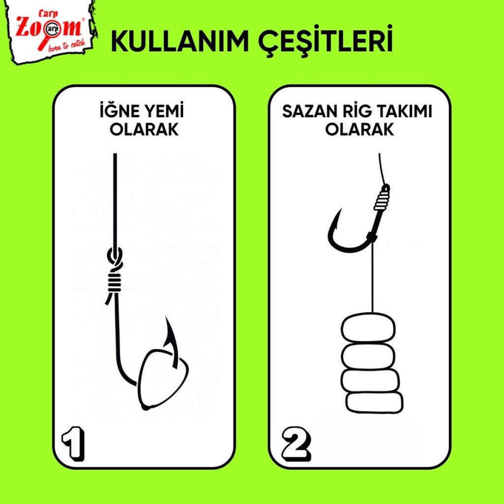 Yüzen Silikon Mısır Yem - Yüzen Sazan Mısırı - Midi - 10 Adet - Çilek Kokulu