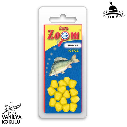 Yüzen Silikon Mısır Yem - Yüzen Sazan Mısırı - Midi - 10 Adet - Vanilya Kokulu