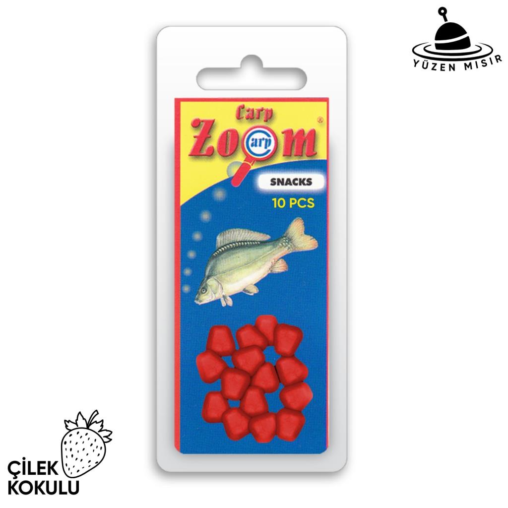 Yüzen Silikon Mısır Yem - Yüzen Sazan Mısırı - Mini - 10 Adet - Çilek Kokulu